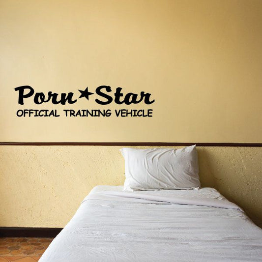 Image of Porn Star Official Traning Vehicle Decal