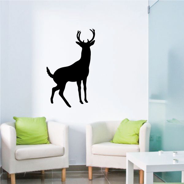 Image of Posed Deer Buck Decal