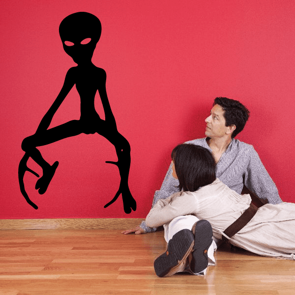 Image of Posing Alien Decals