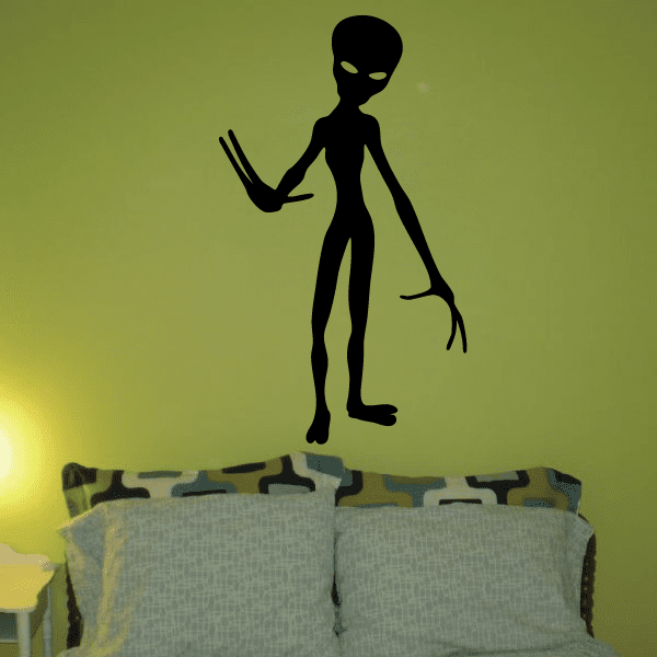 Image of Posing Alien Decals