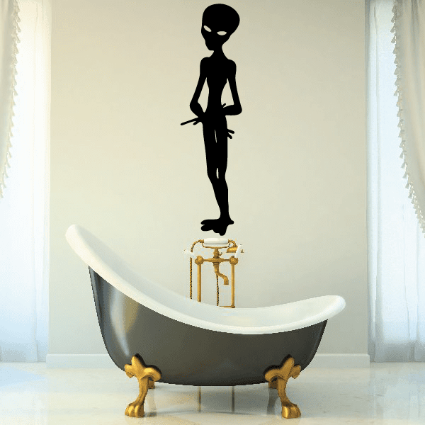 Image of Posing Alien Decals