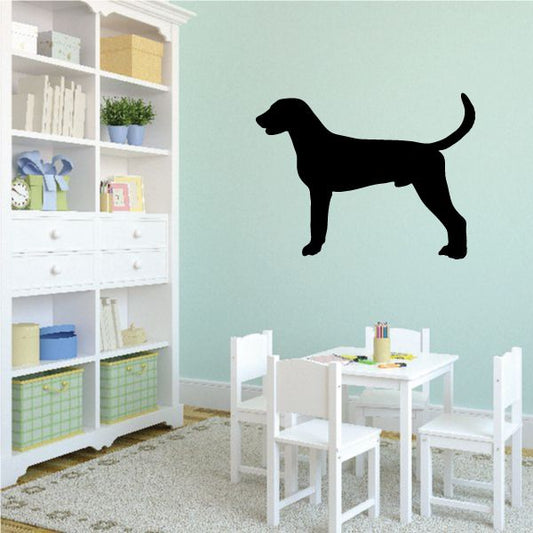 Image of Posing American Fox Hound Decal