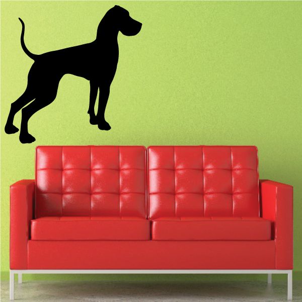 Image of Posing Great Dane Decal