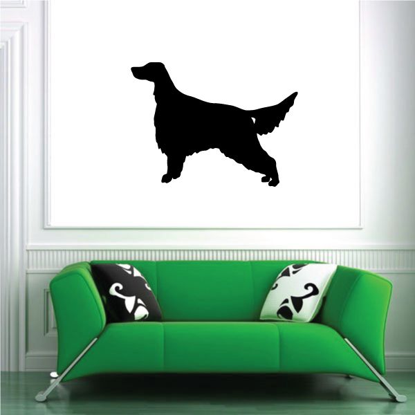 Image of Posing Irish Setter Decal