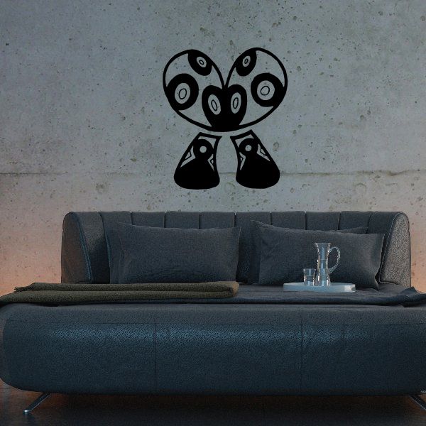 Image of Post Modern Spotted Wing Butterfly Decal