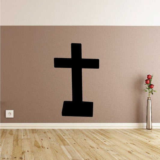 Image of Posted Cross Decal