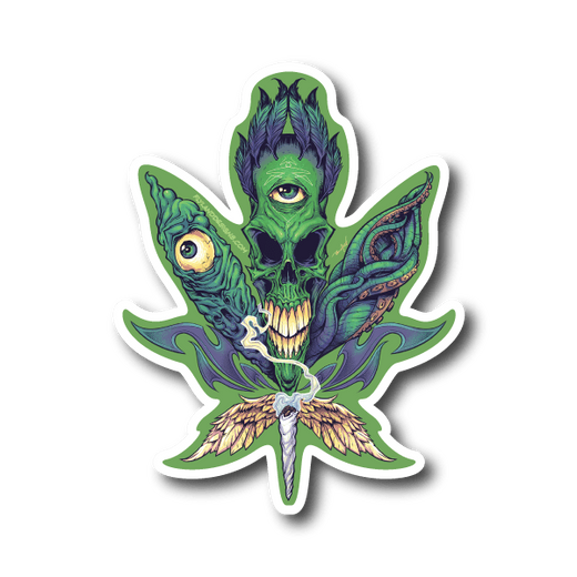 Pot Leaf Vinyl Sticker