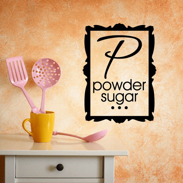 Image of Powder Sugar Square Decal