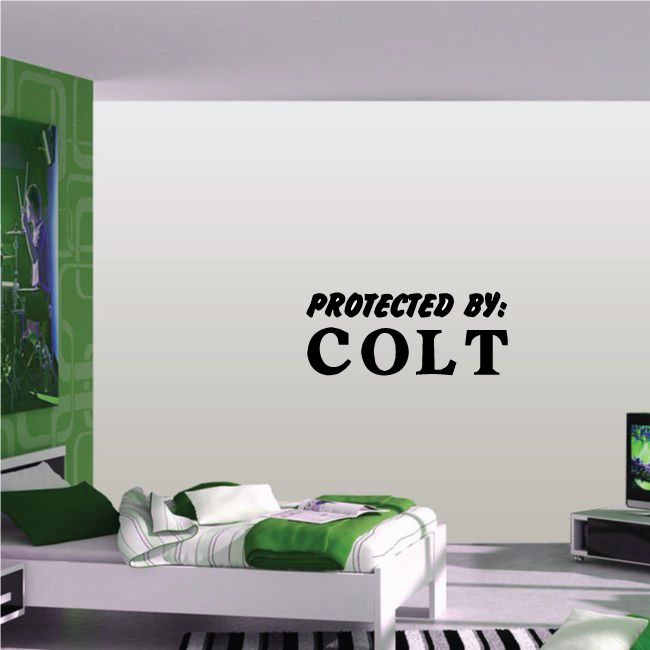 Image of Powered By Colt Decal