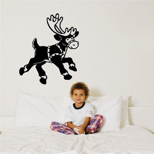 Image of Prancing Reindeer Decal