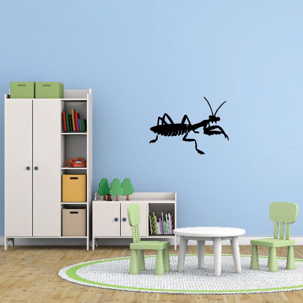 Image of Praying Mantis Crawling Decal