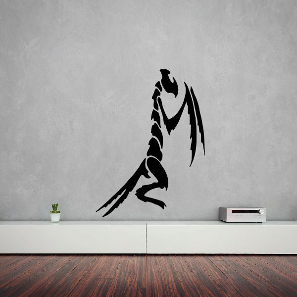 Image of Praying Mantis Standing Decal