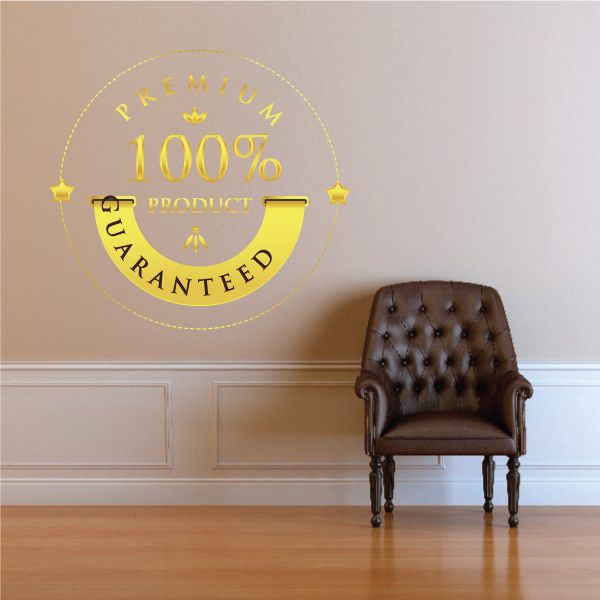 Image of Premium 100% Product Guaranteed Retail Discount Sign Wall Decal - Vinyl Decal - Car Decal - Idcolor009