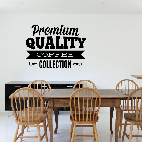 Image of Premium Quality Coffee Collection Decal