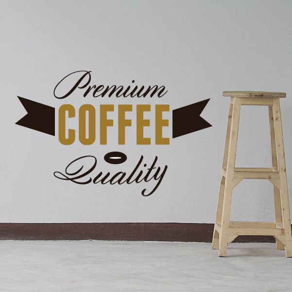 Image of Premium Quality Coffee Printed Decal