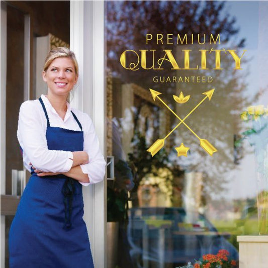 Image of Premium Quality Guaranteed Retail Discount Sign Wall Decal - Vinyl Decal - Car Decal - Idcolor003