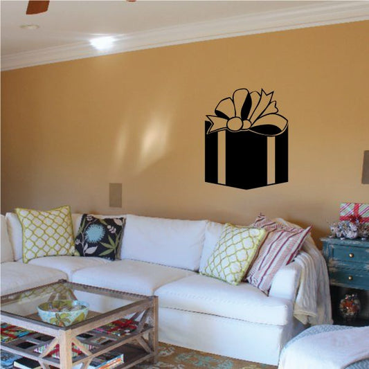 Image of Present with Bow Decal