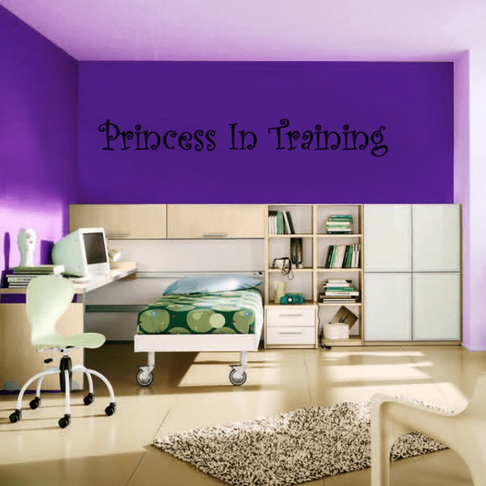 Image of Princess in Training Wall Decal