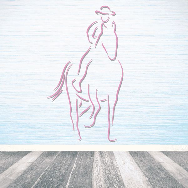 Image of Printed Die Cut Rodeo Decals