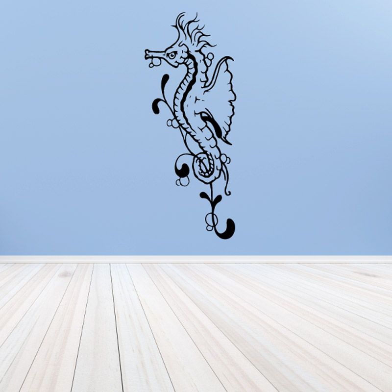 Image of Protective Bubble Seahorse Decal