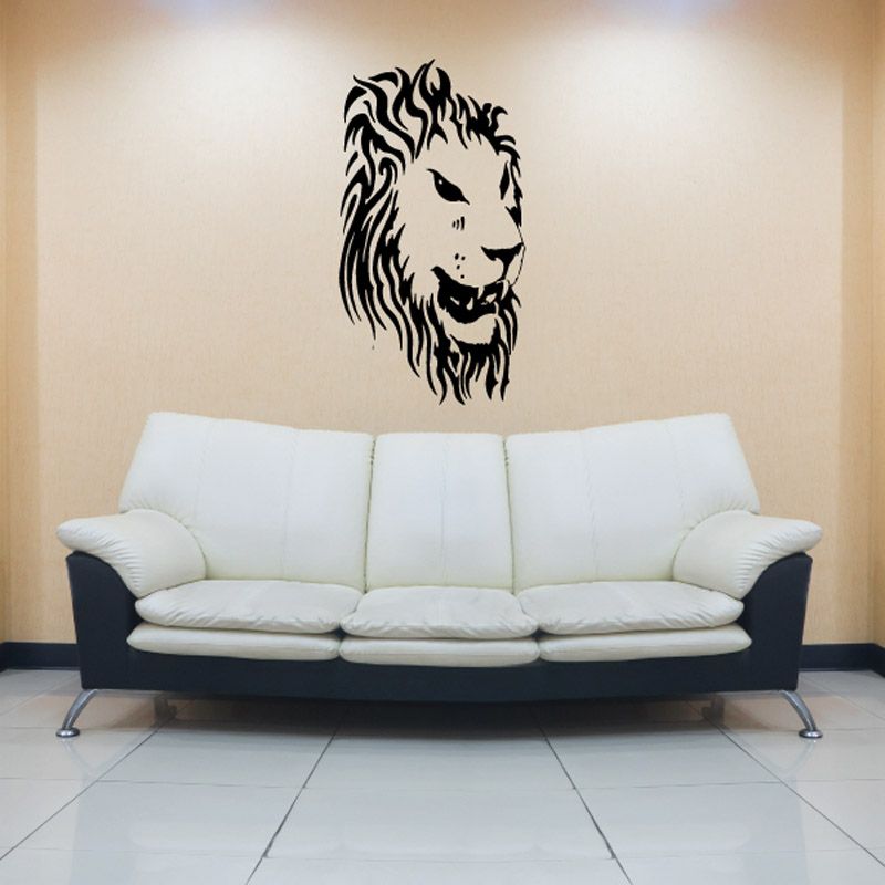 Image of Protective Lion Head Decal