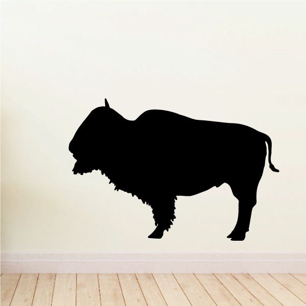 Image of Proud Bison Buffalo Silhouette Decal