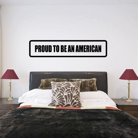 Image of Proud to be an American Decal