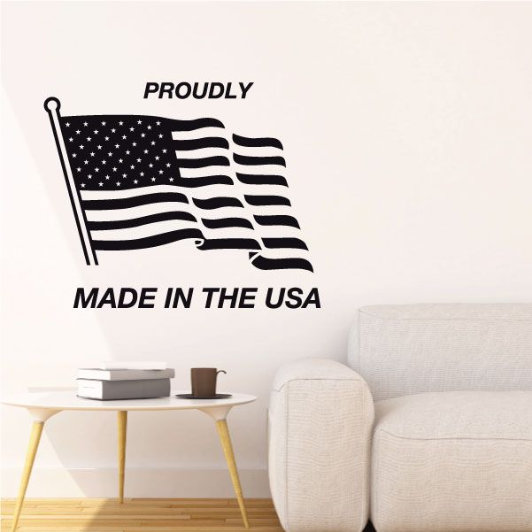 Image of Proudly Made in the USA Decal