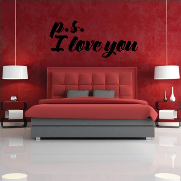 Image of PS I love you wall Decal