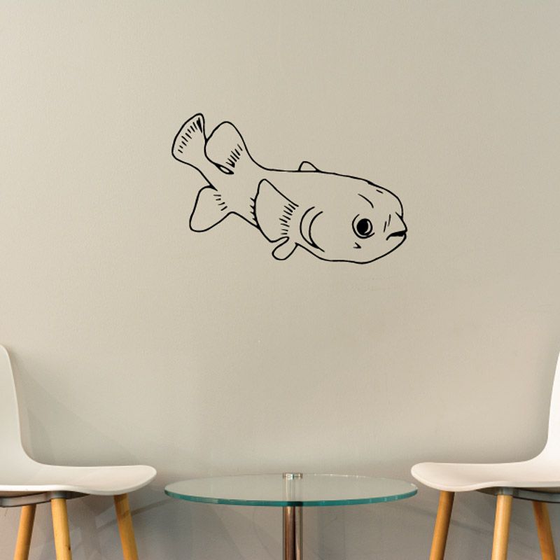 Image of Puffer Fish Decal