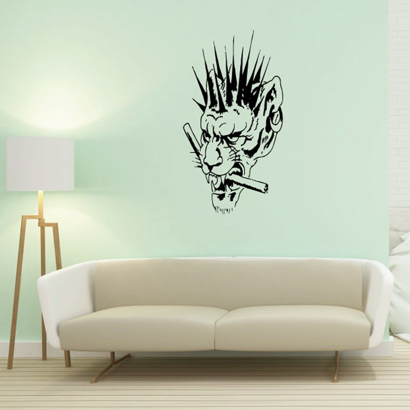 Image of Punk Wild Cat Decal