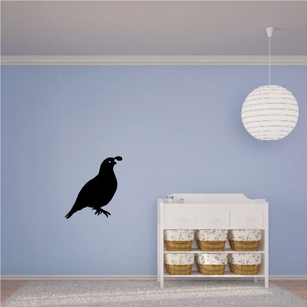 Image of Quail Silhouette Decal