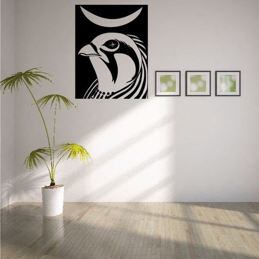 Image of Ra Falcon Egyptian Wall Decal - Vinyl Decal - Car Decal - MC66