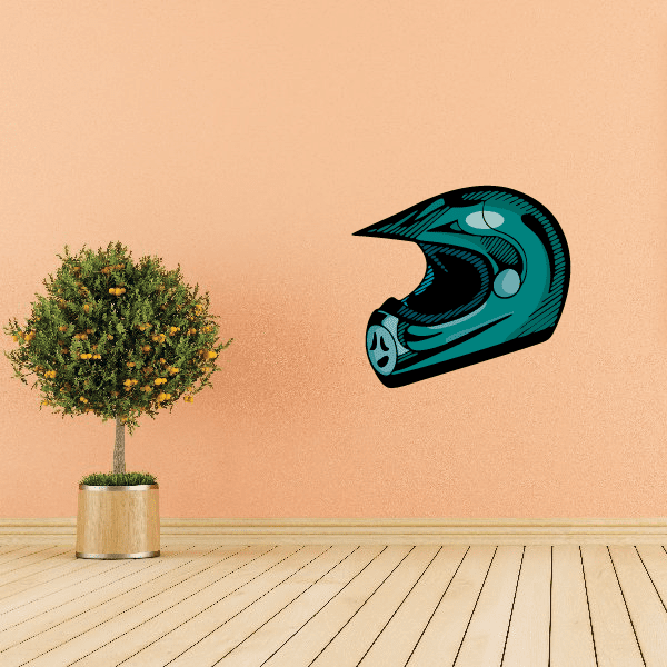 Image of Motocross Helmet Sticker