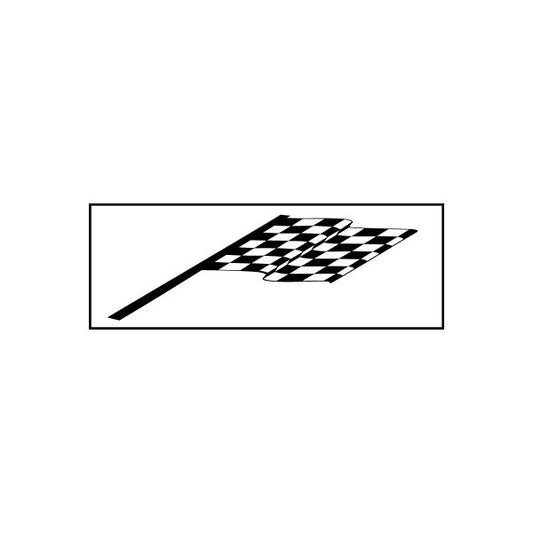 Image of Racing Flag Flags Car Window Vinyl Decal Sticker Stickers 03