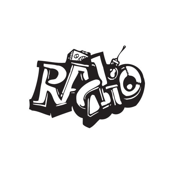 Image of Radio Graffiti Decal