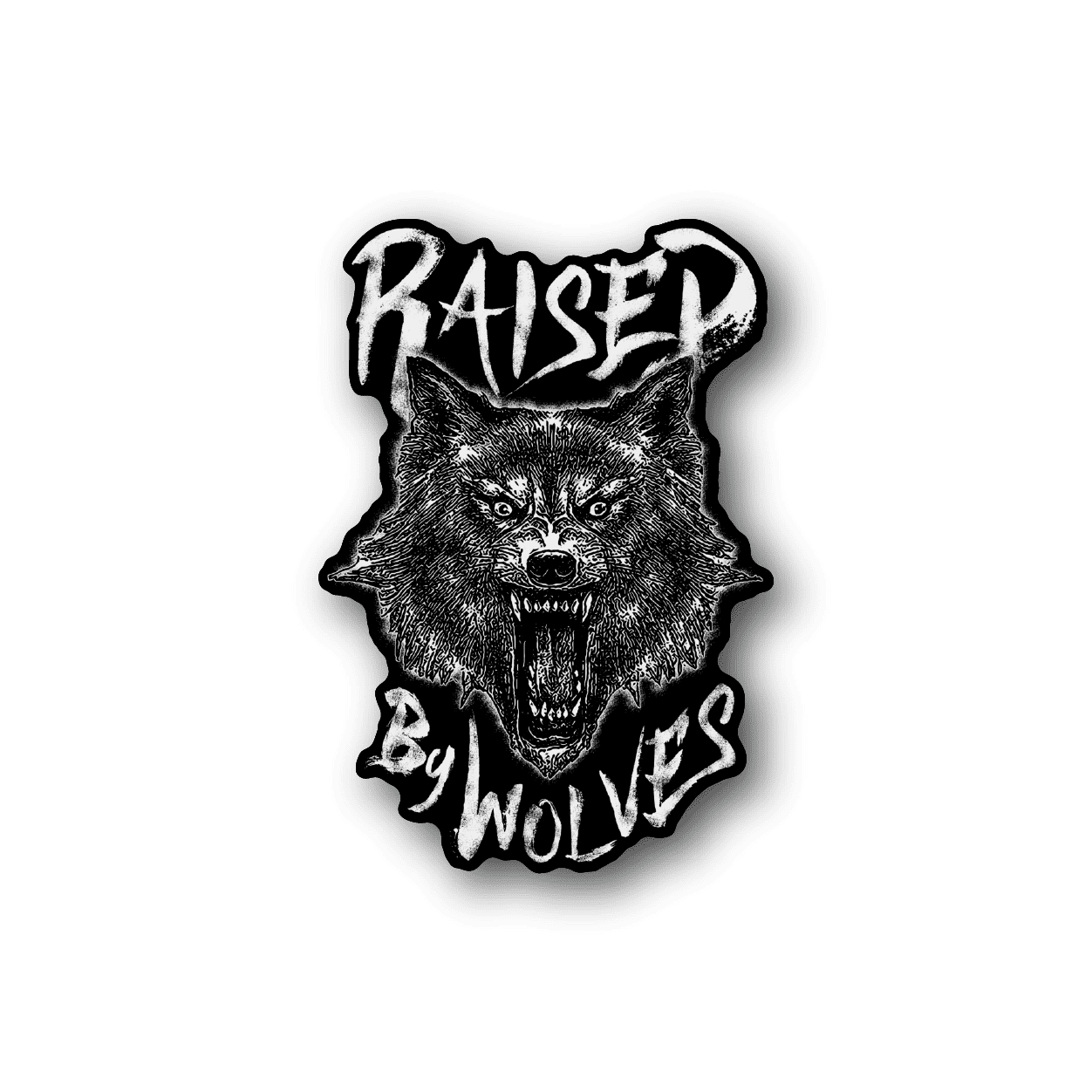 Image of Raised by Wolves Sticker