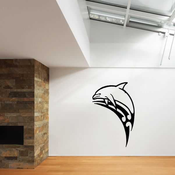 Image of Razor Fin Dolphin Decal