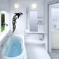 Black razor fin orca whale wall decal