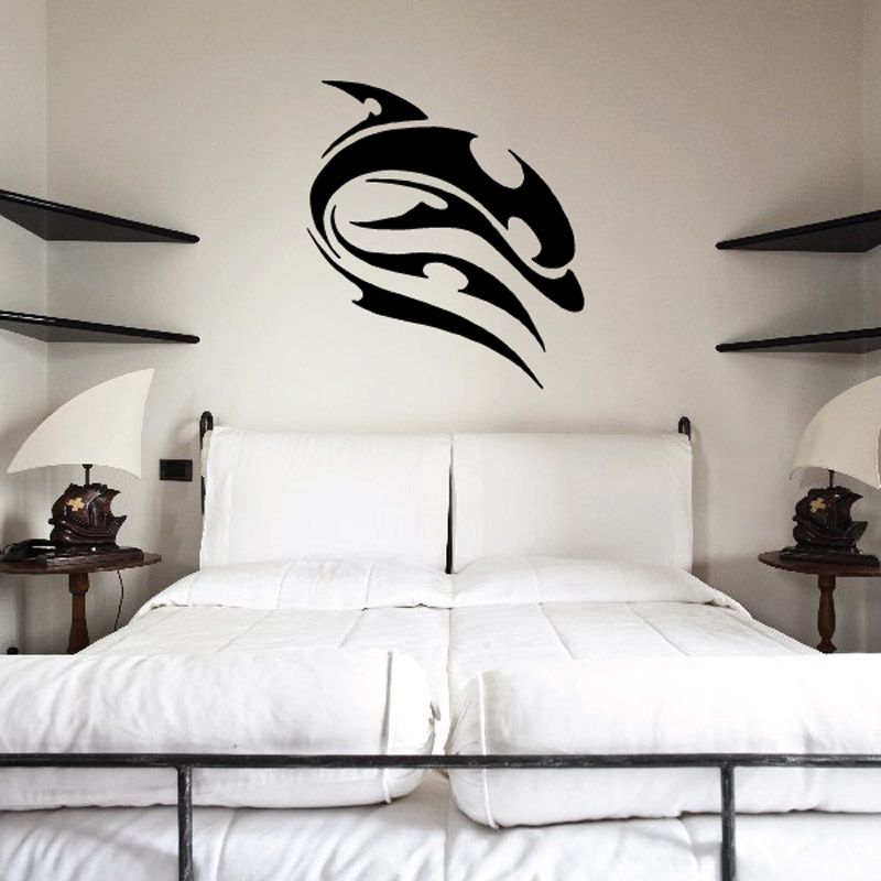 Image of Razor Style Dolphin Decal