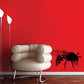 Wasp harvesting decal with realistic black wasp illustration