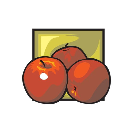 Image of Red Apples Sticker