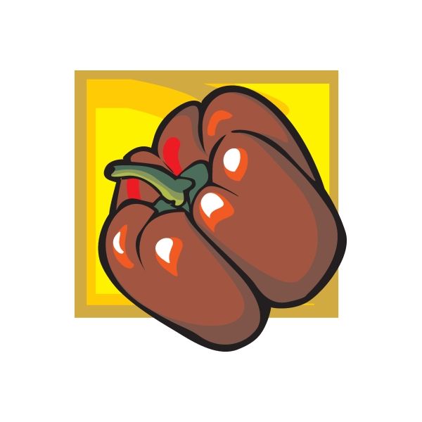 Image of Red Bell Pepper Sticker