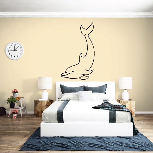 Image of Reef Dolphin Diving Decal