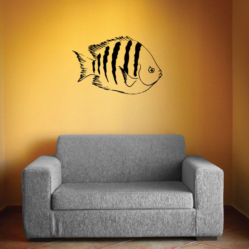 Image of Regal Angel Fish Decal