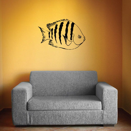 Image of Regal Angel Fish Decal