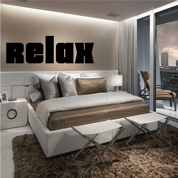 Image of Relax Wall Decal