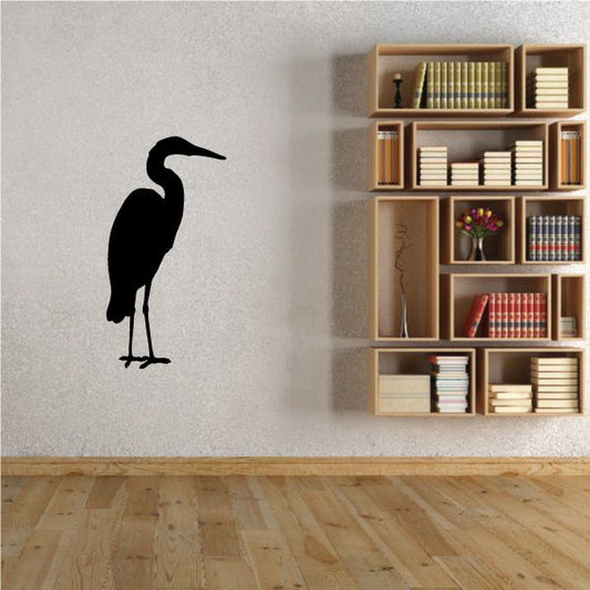 Image of Relaxed Crane Decal