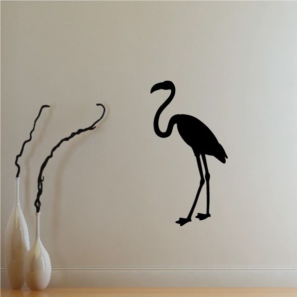 Image of Relaxing Flamingo Decal