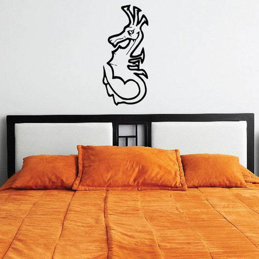 Image of Relaxing Weedy Seahorse Decal